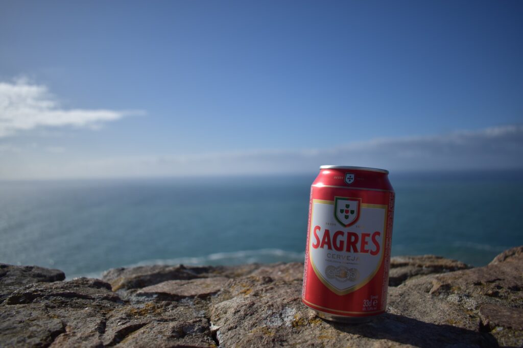 Cerveza en Cabo da Roca