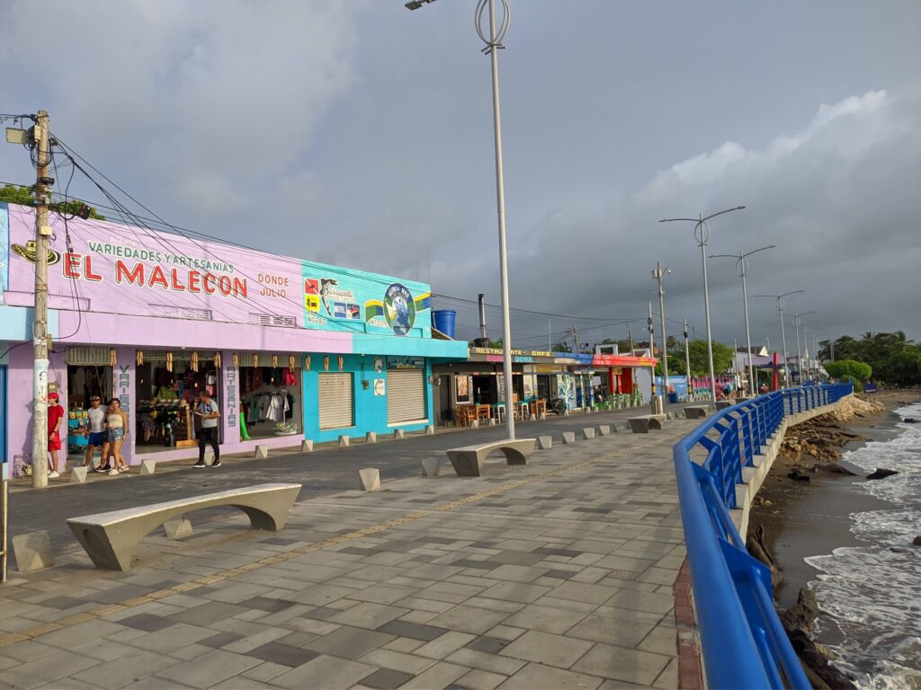 Malecon de la ciudad de Tolu